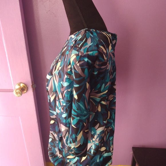 Women's blue blouse large - Picture 3 of 4